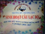 Trường mầm non Trường Sơn tổ chức " Thi hát dân ca" chào mừng ngày 08/03